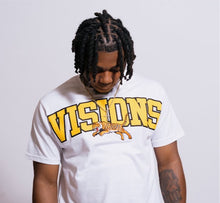 Load image into Gallery viewer, Eye of the Tiger: Big Logo Tee (WHITE/YELLOW)
