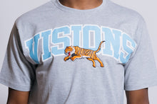 Load image into Gallery viewer, Eye of the Tiger: Big Logo Tee (GRAY/LIGHT BLUE)
