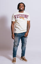 Load image into Gallery viewer, Eye of the Tiger: Big Logo Tee (CREAM/BURGUNDY)
