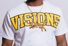 Load image into Gallery viewer, Eye of the Tiger: Big Logo Tee (WHITE/YELLOW)
