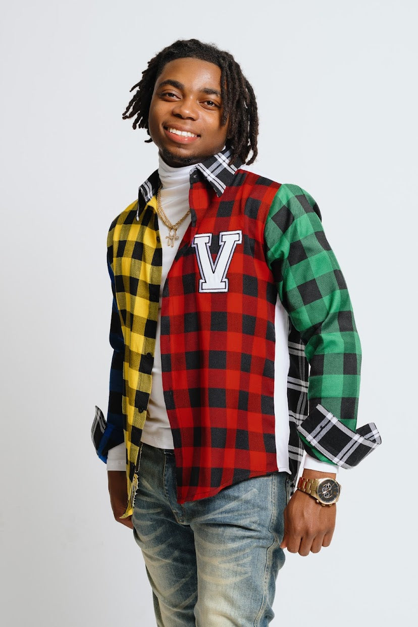 Visionary Color Block Flannel (PRIMARY)