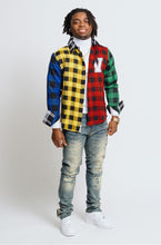 Load image into Gallery viewer, Visionary Color Block Flannel (PRIMARY)
