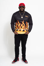 Load image into Gallery viewer, EYE of the Tiger Collection: Through the Fire Crewneck (BLACK)
